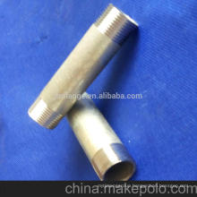 316L stainless steel nipple screw threaded DIN2999